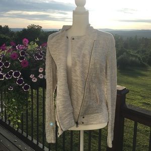 Lucky Brand sweater Moto jacket size M